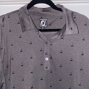 Footjoy XXL Dark gray with black tee holes excellent condition